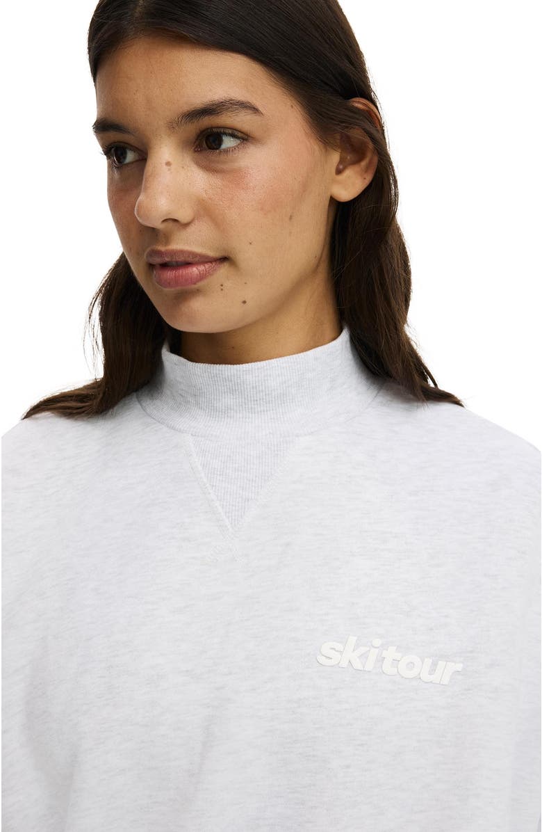 COTTON ON BODY Women's Active Plush Mock Neck Sweatshirt, Alternate, color, 