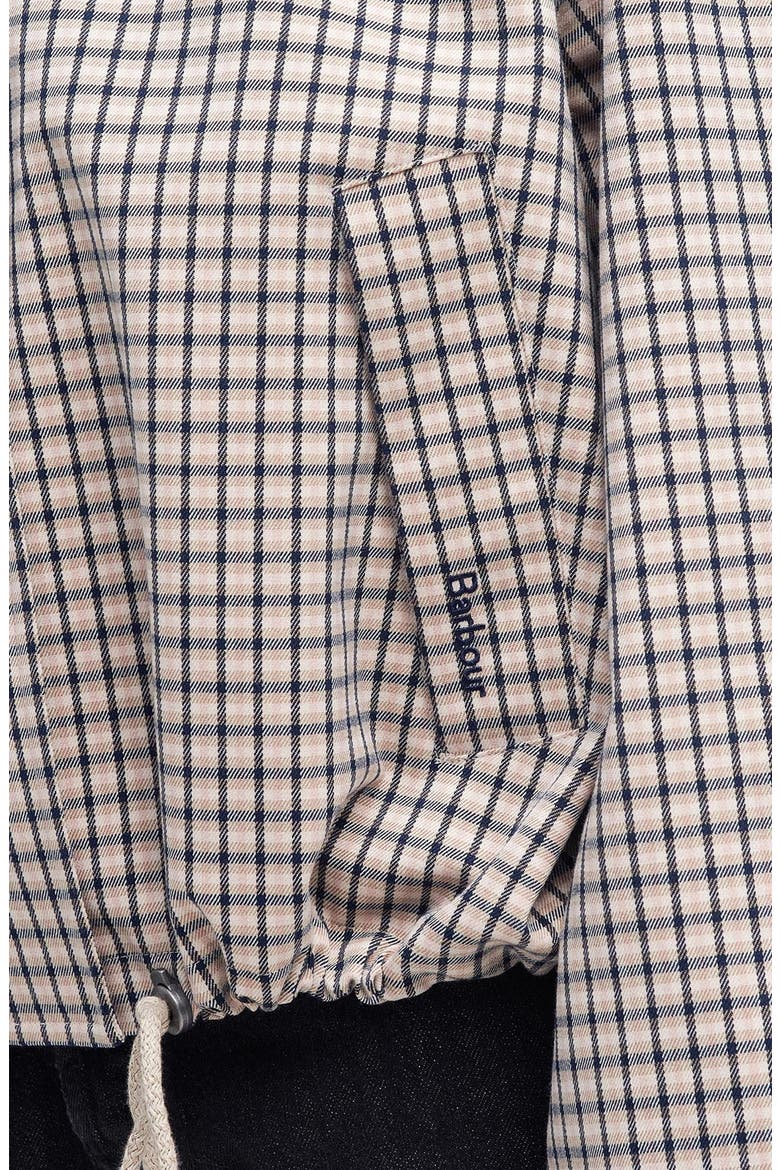 Charlene Check Water Resistant Raincoat, Alternate, color, NAVY PRIMROSE CHECK