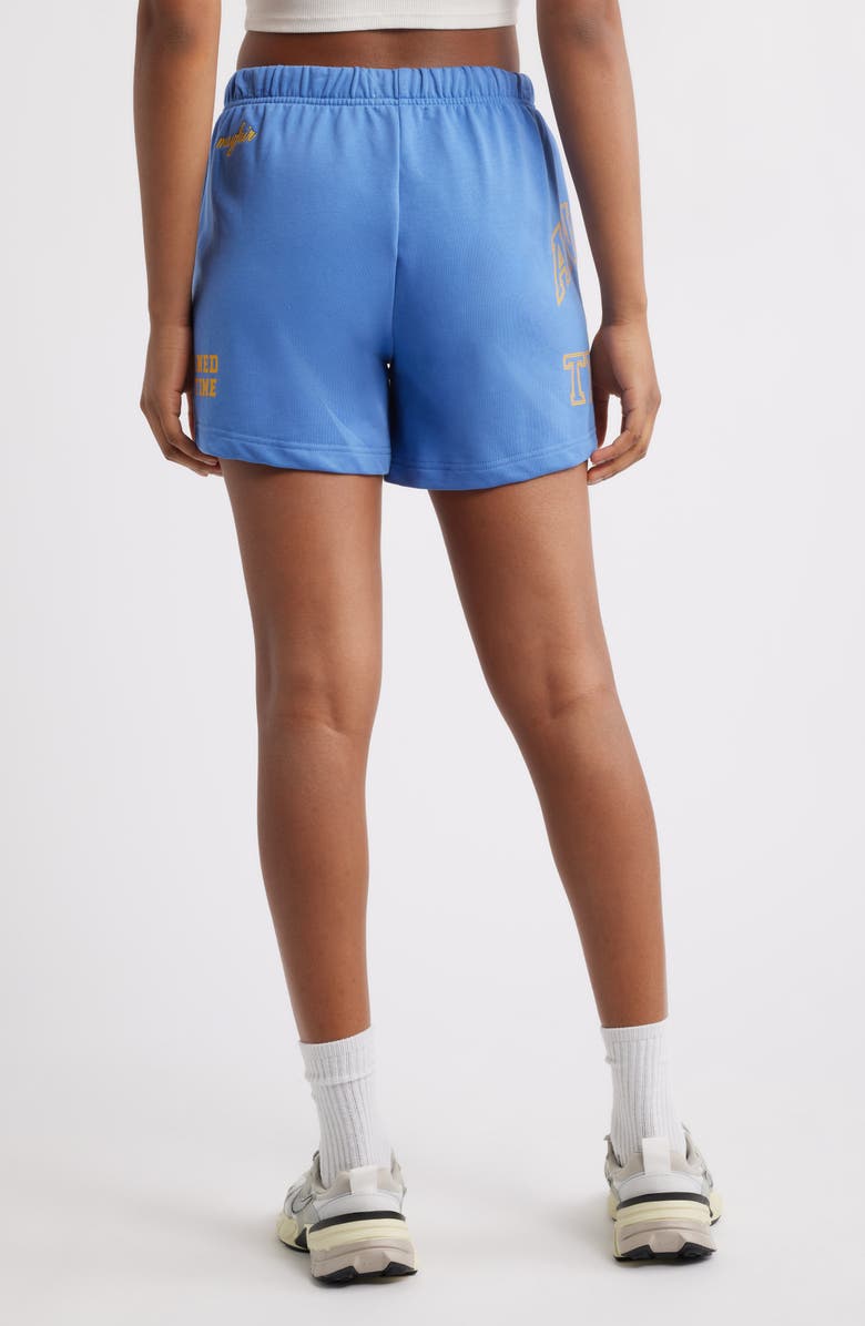 THE MAYFAIR GROUP Angel Track Sweat Shorts, Alternate, color, Blue