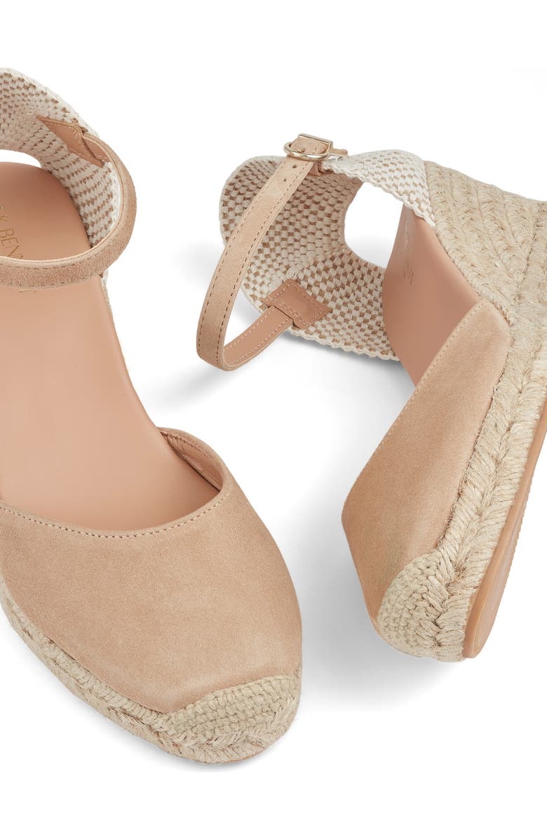 LK Bennett Marissa Espadrille Wedge Sandal, Alternate, color, Trench