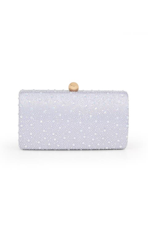 Heather Opal Crystal Minaudiere