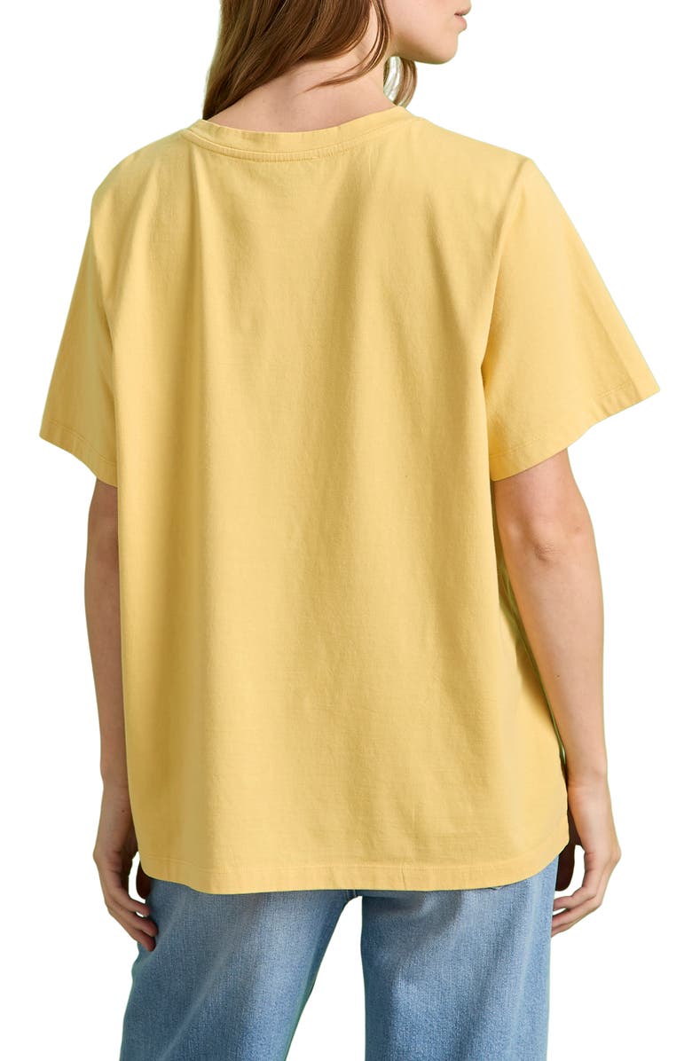 Sanctuary Marching Cotton Graphic T-Shirt, Alternate, color, Washed Yellow