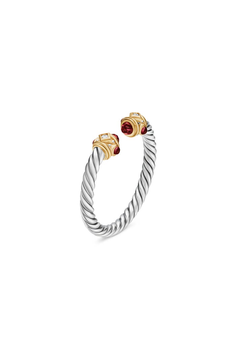 Renaissance Ring in Sterling Silver, Alternate, color, RHODOLITE GARNET