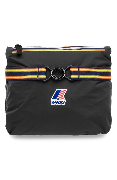 K-way Le Vrai 4.0 Claude Warm Water Repellent Jacket In Black Pure