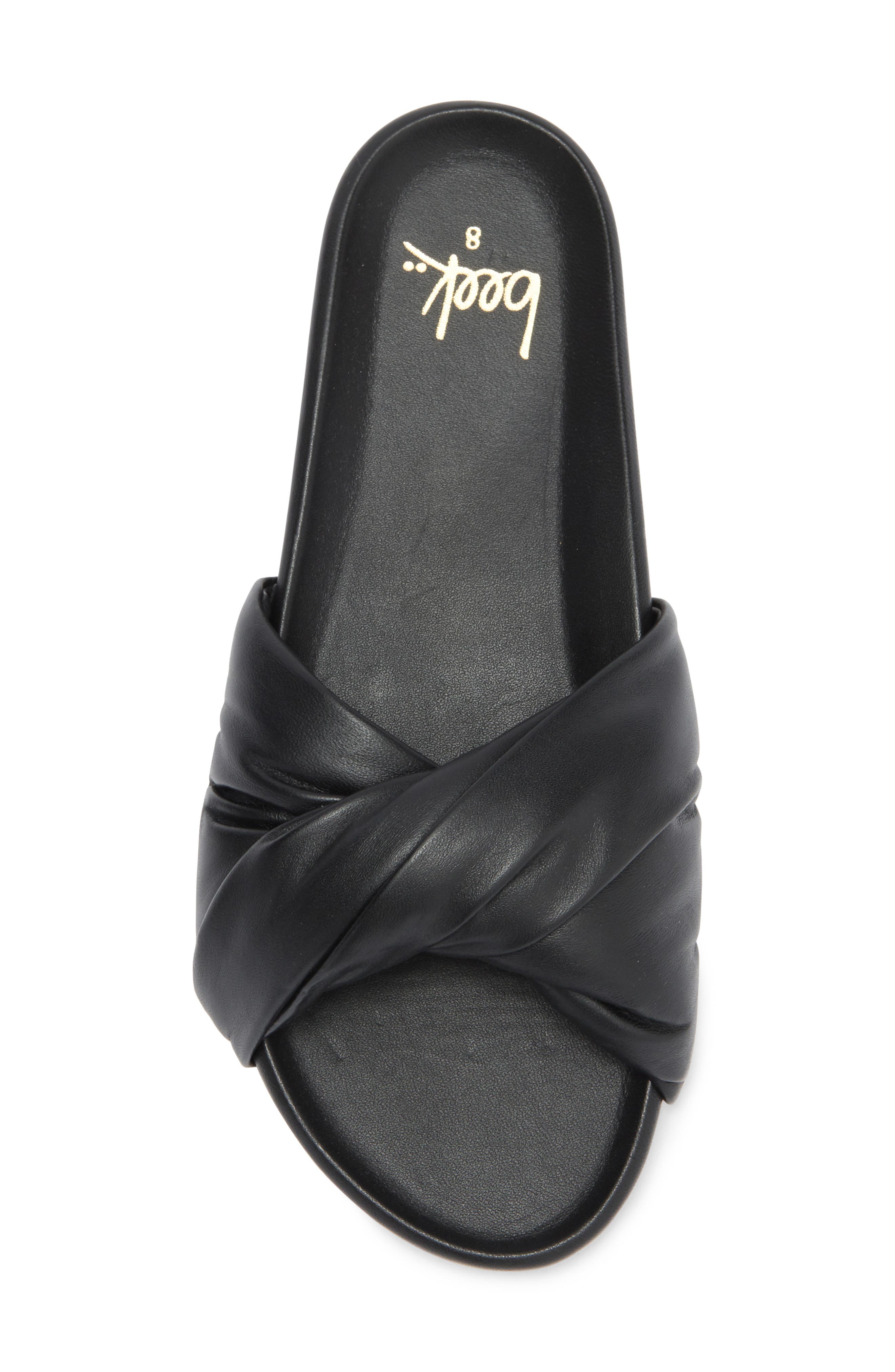 Beek Tesia Slide Sandal, Alternate, color, Black/ Black