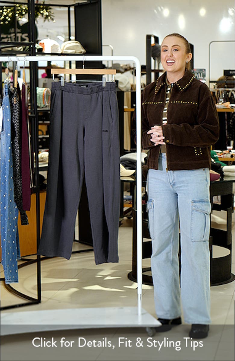 Bobbi Pleated Cotton Pants, sales video thumbnail