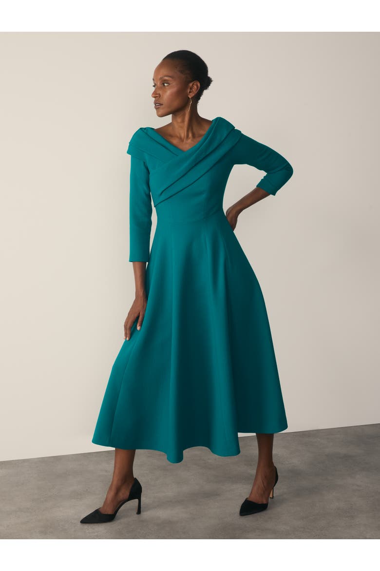 Palermo Midi Dress, Alternate, color, Blue