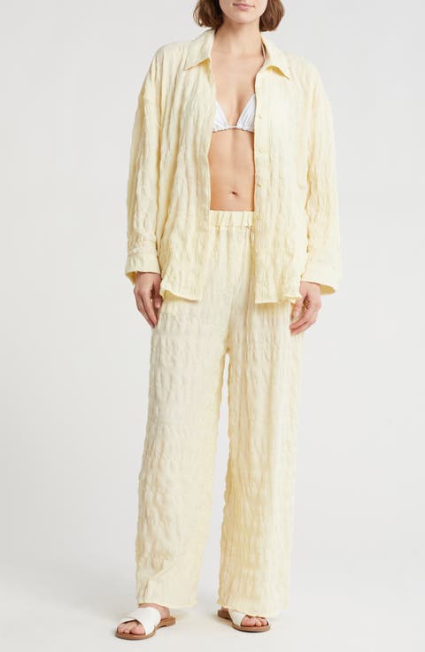 2-Piece Crinkle Cover-Up Set