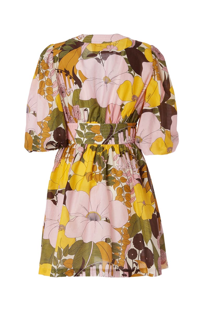 La DoubleJ Margherita Dress Big Flower Rose Pink, Alternate, color, 