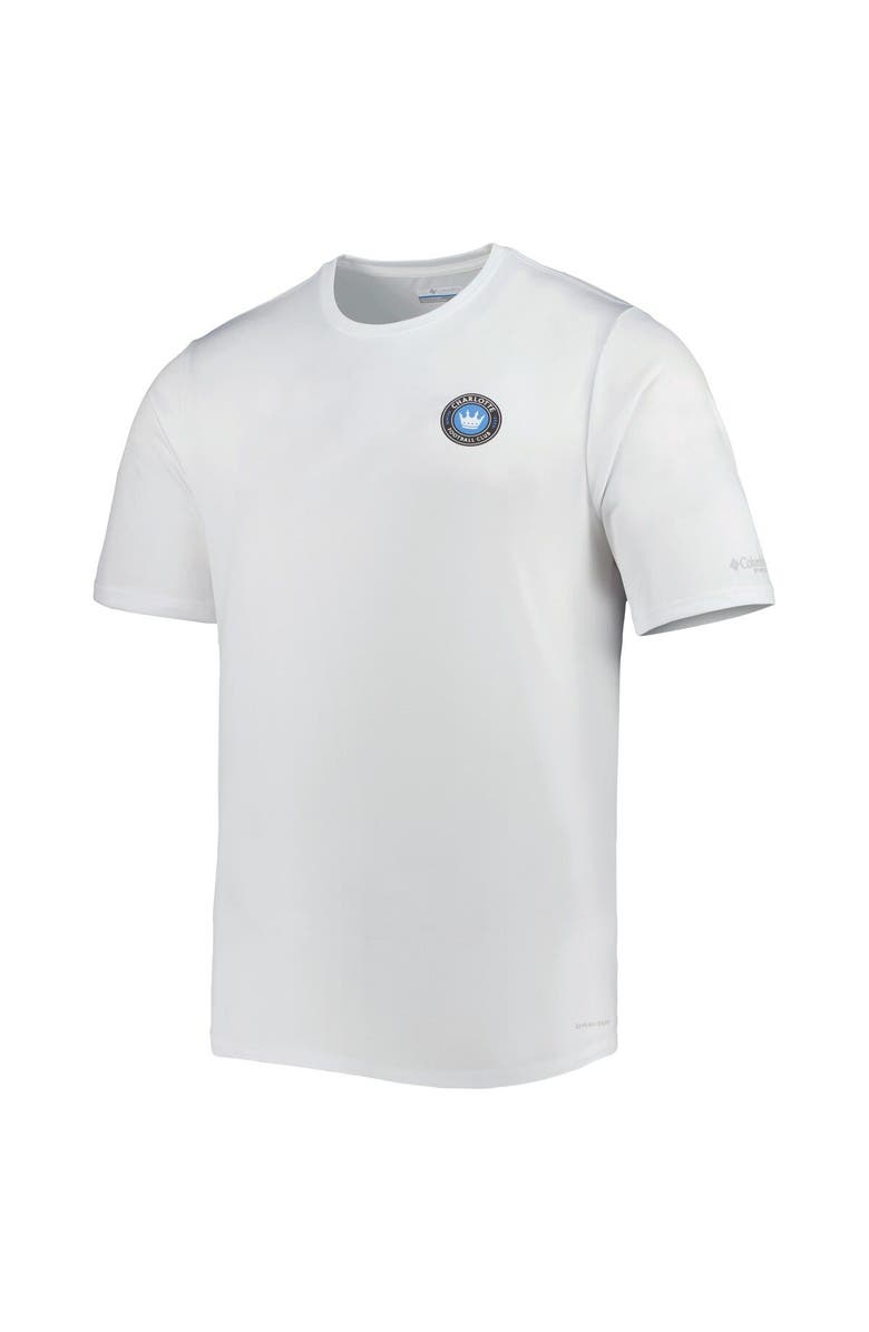 Columbia Men's Columbia White Charlotte FC Terminal Tackle Omni-Shade T-Shirt, Alternate, color, White