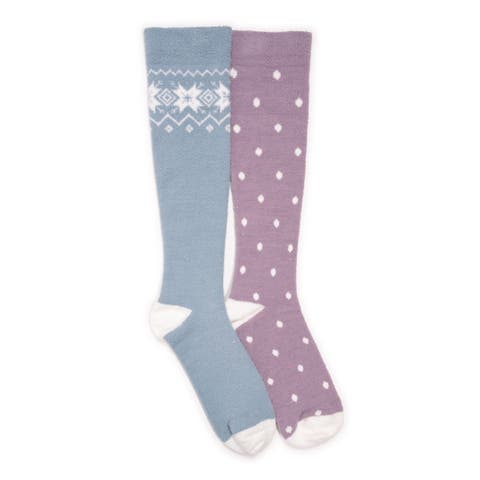 Compression Cozy Tall Sock 2 Pair Pack