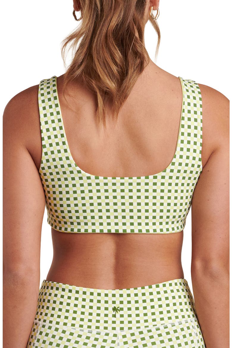 Checkpoint Reversible Sports Bra, Alternate, color, LIME