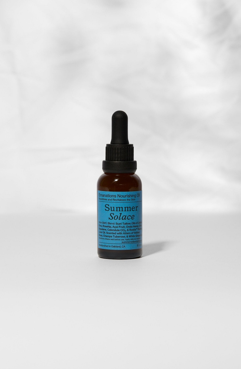 Summer Solace Tallow Emanations Profoundly Nourishing Face and Hair Oil, Main, color, NO COLOR