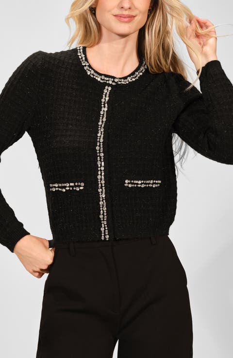 Crystal Crop Cardigan