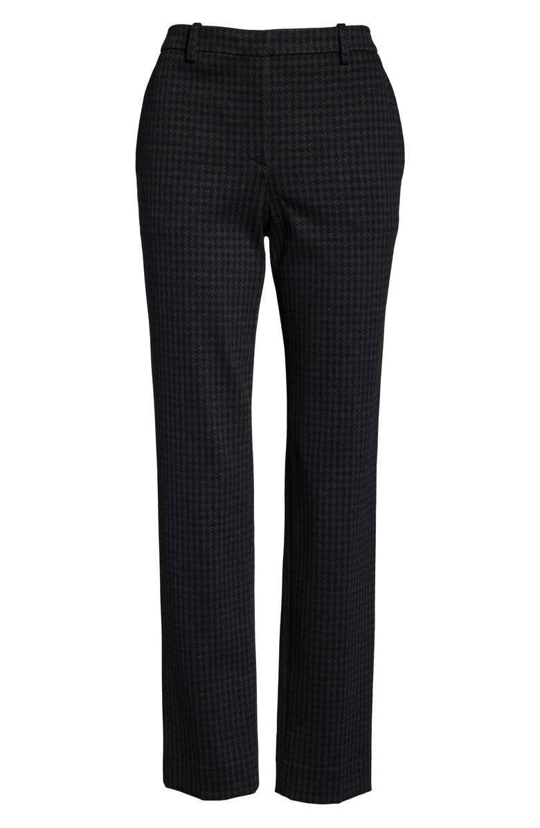 Theory Houndstooth Slim Pants, Alternate, color, 