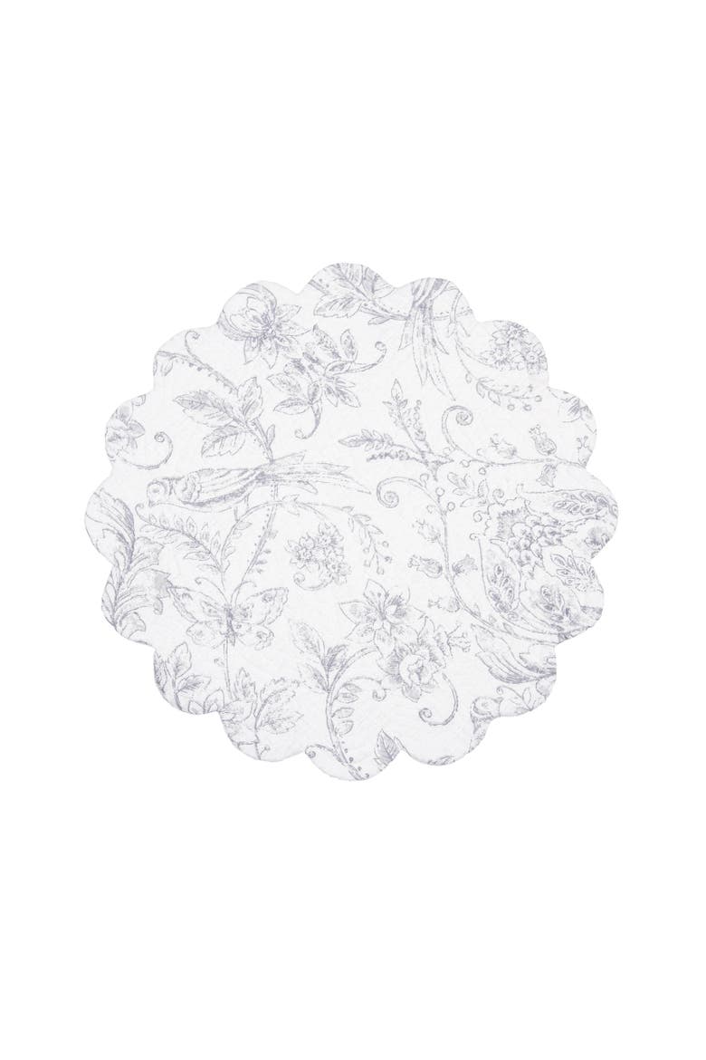 Callahan Songbirds Round Placemats Set of 6, 17", Alternate, color, Purple