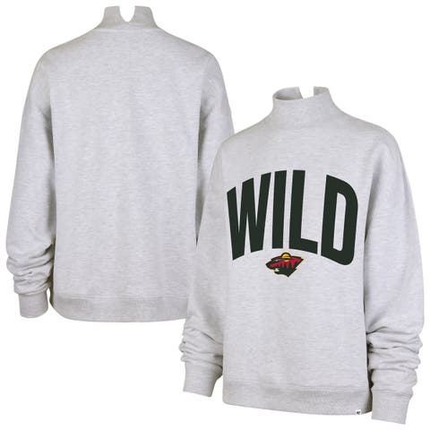 Women's '47  Heather Gray Minnesota Wild Subtle Muse Sweatshirt