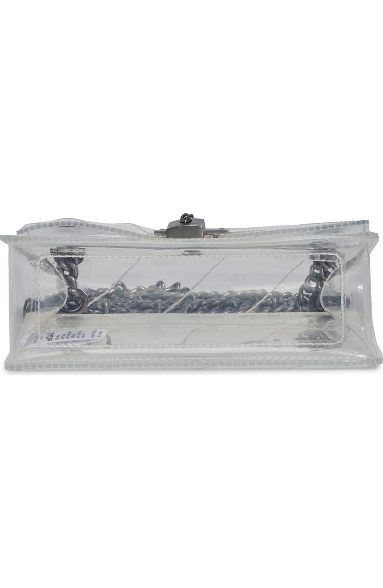 Kurt Geiger London Mini Brixton Vinyl Crossbody Bag, Alternate, color, Silver