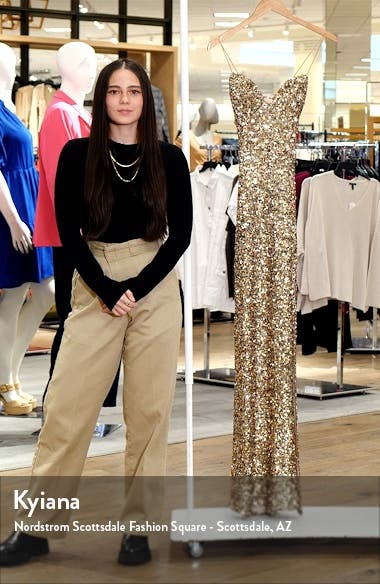 Sequin Sweetheart Neck Gown (Women) | Nordstromrack