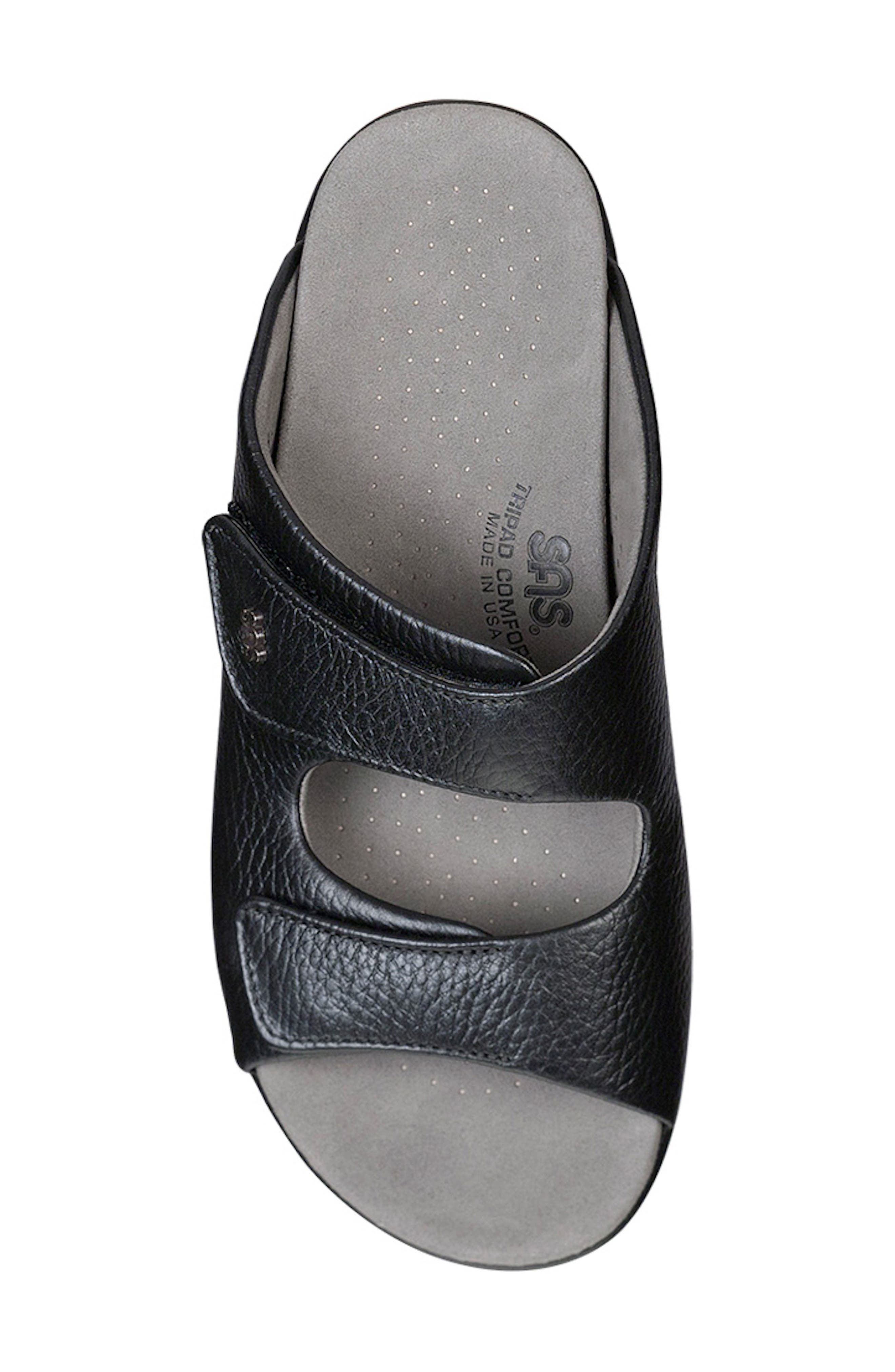 SAS Cozy Slide Sandal, Alternate, color, Black