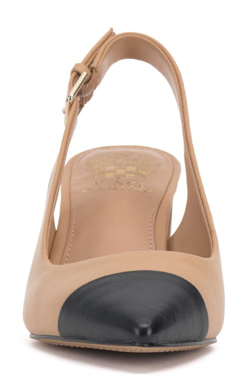 Vince Camuto Hamden Slingback Pointed Toe Pump In Neutral