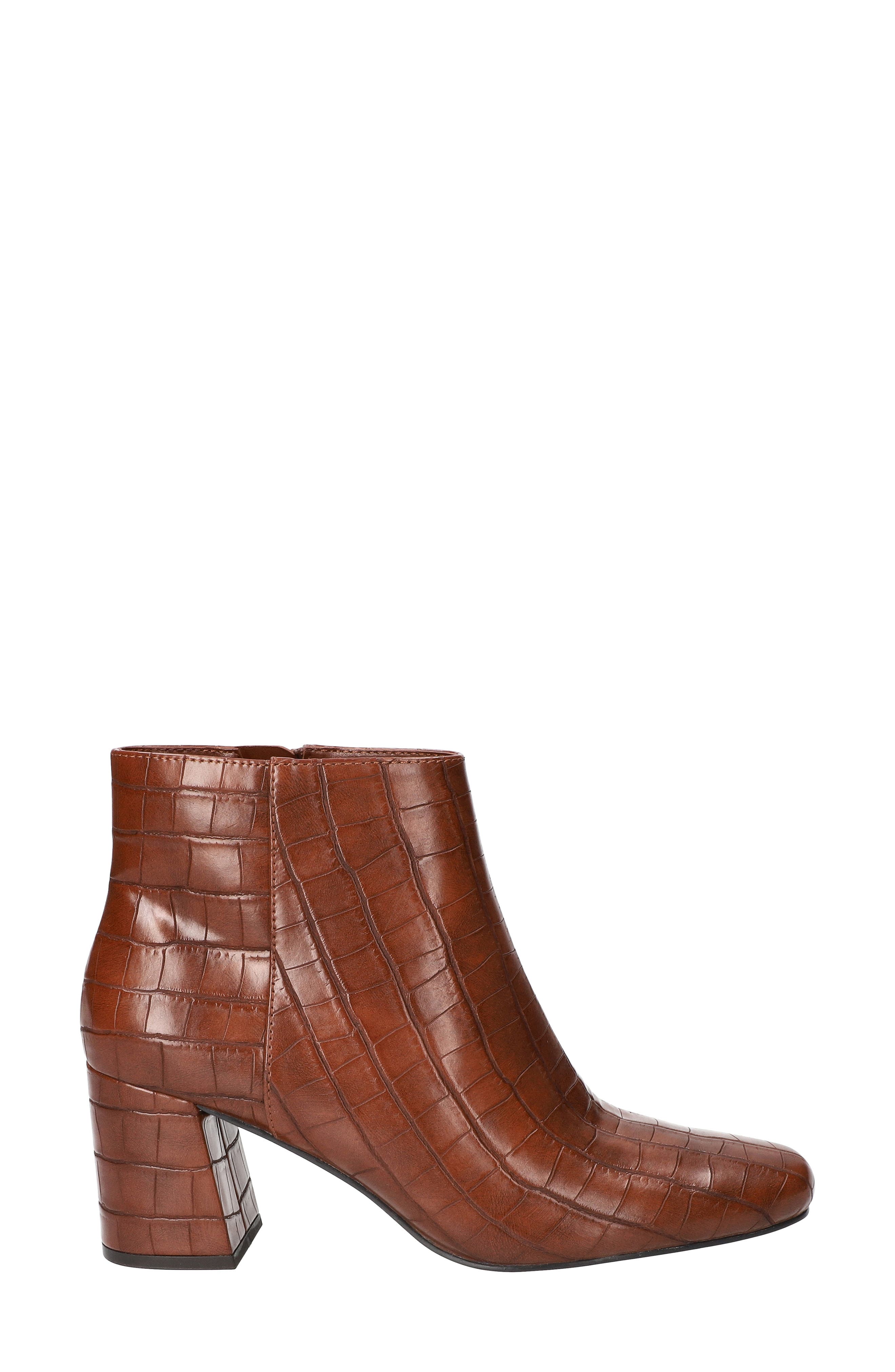 Wilma Croc Embossed Bootie - image 4