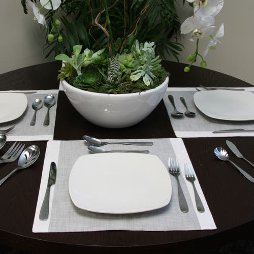 Gibson Home Hamme 46 Piece Flatware Set With Wire Caddy In Silver