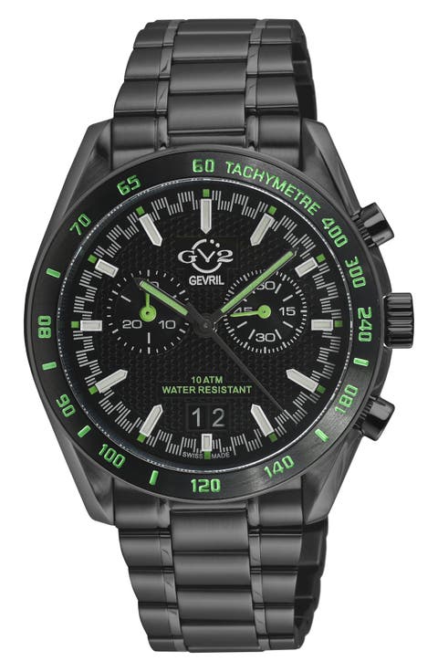 Freccia Stainless Steel Swiss Quartz Bracelet Watch, 42mm