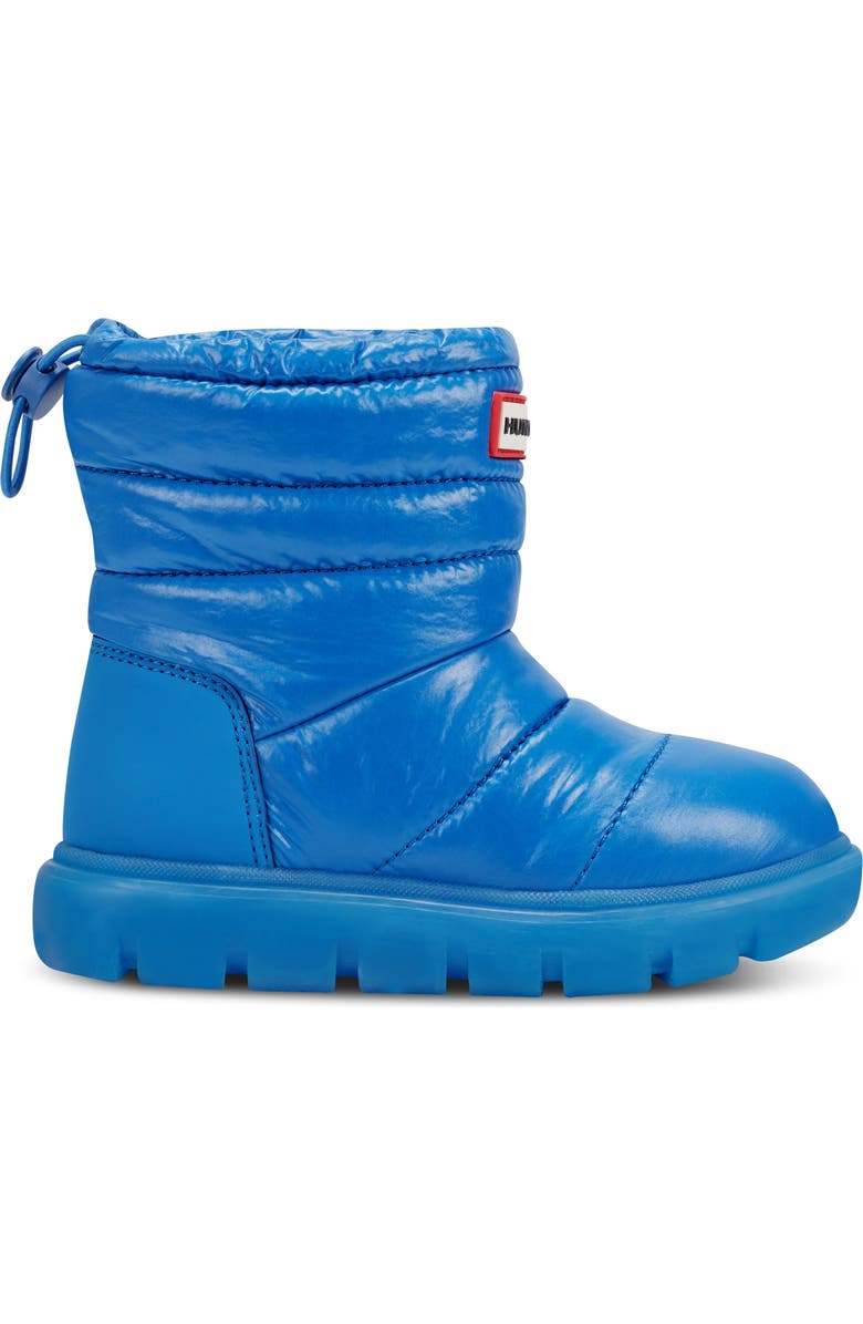 Hunter Kids' Cuddle Lug Sole Insulated Waterproof Snow Boot, Alternate, color, Medium Blue