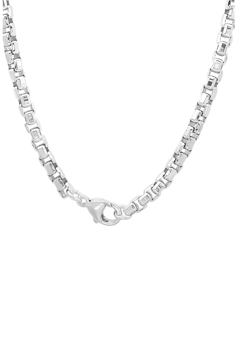 925 Sterling Silver Box Chain, Alternate, color, WHITE