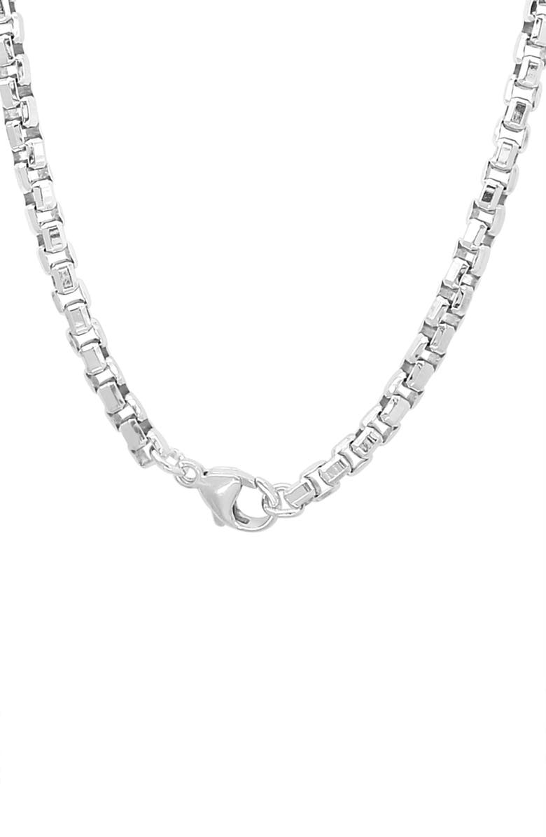 EFFY 925 Sterling Silver Box Chain, Alternate, color, White