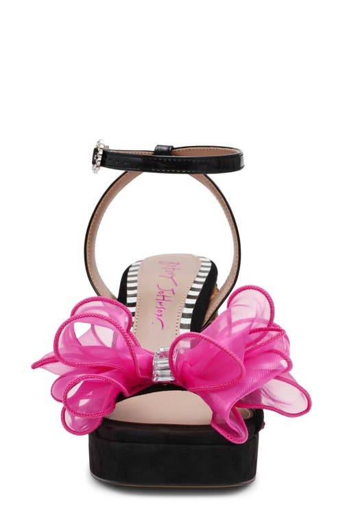 Betsey Johnson Palloma Ankle Strap Platform Sandal In Multi