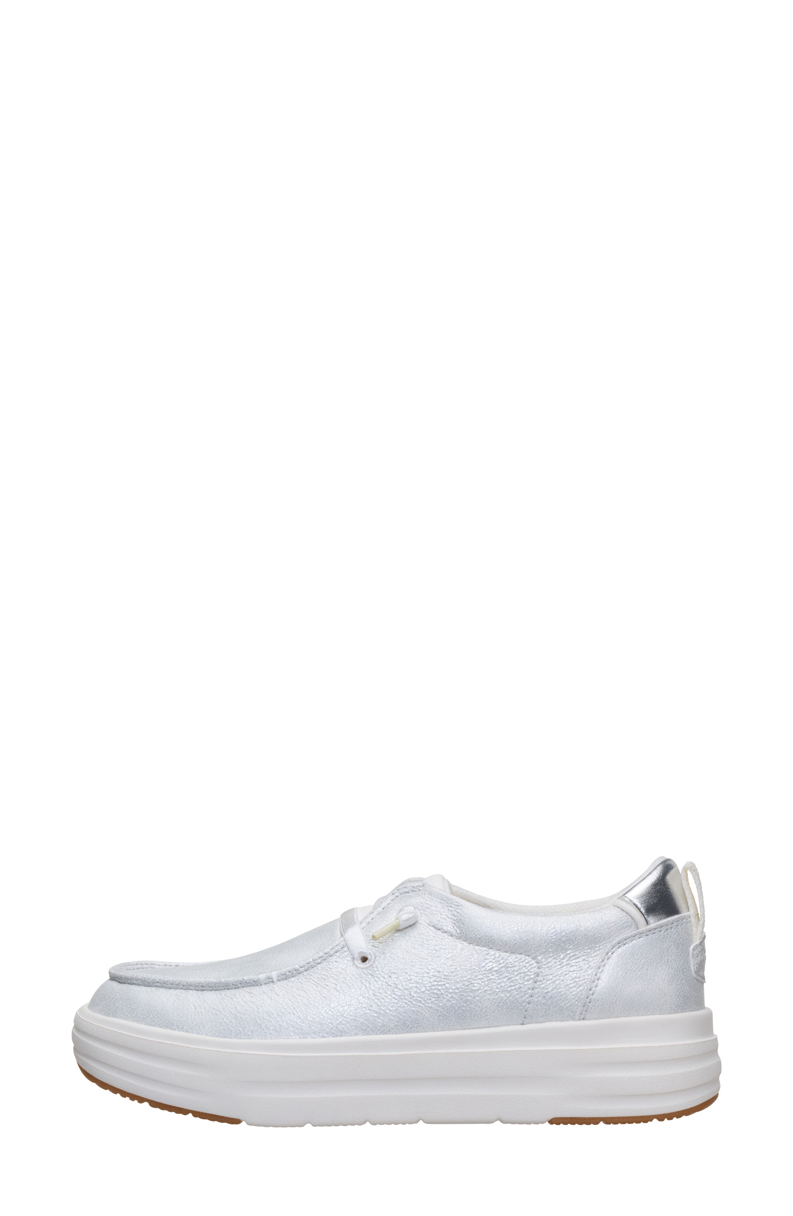 Hey Dude Wendy Nova Shimmer Slip-On Sneaker, Alternate, color, White