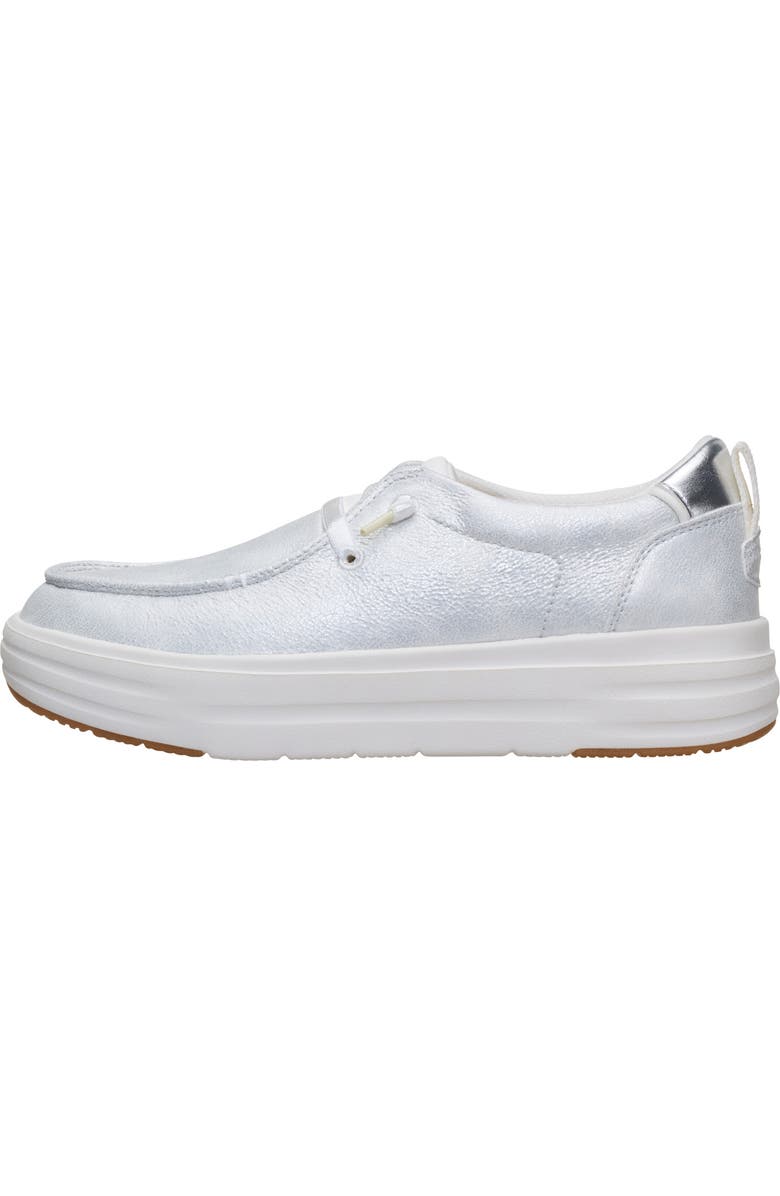 Hey Dude Wendy Nova Shimmer Slip-On Sneaker, Alternate, color, White