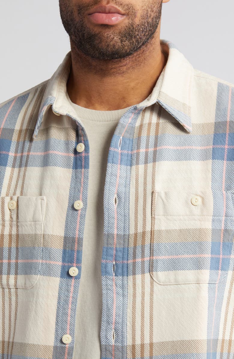 Faherty The Surf Organic Cotton Flannel Button-Up Shirt, Alternate, color,
