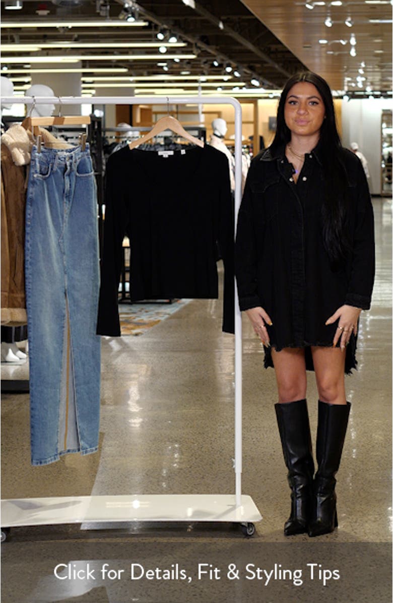 Scoop Neck Long Sleeve Top, sales video thumbnail