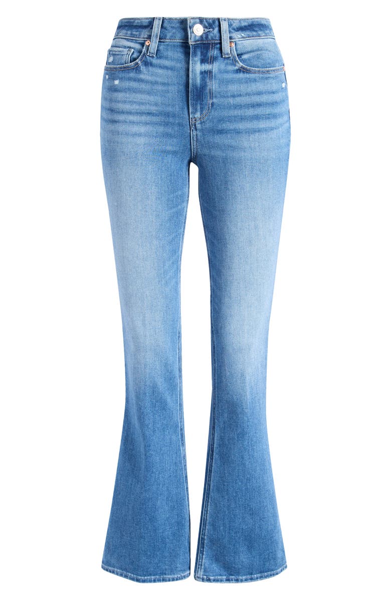 PAIGE Laurel Canyon High Waist Stretch Flare Jeans, Alternate, color, Rockshodit