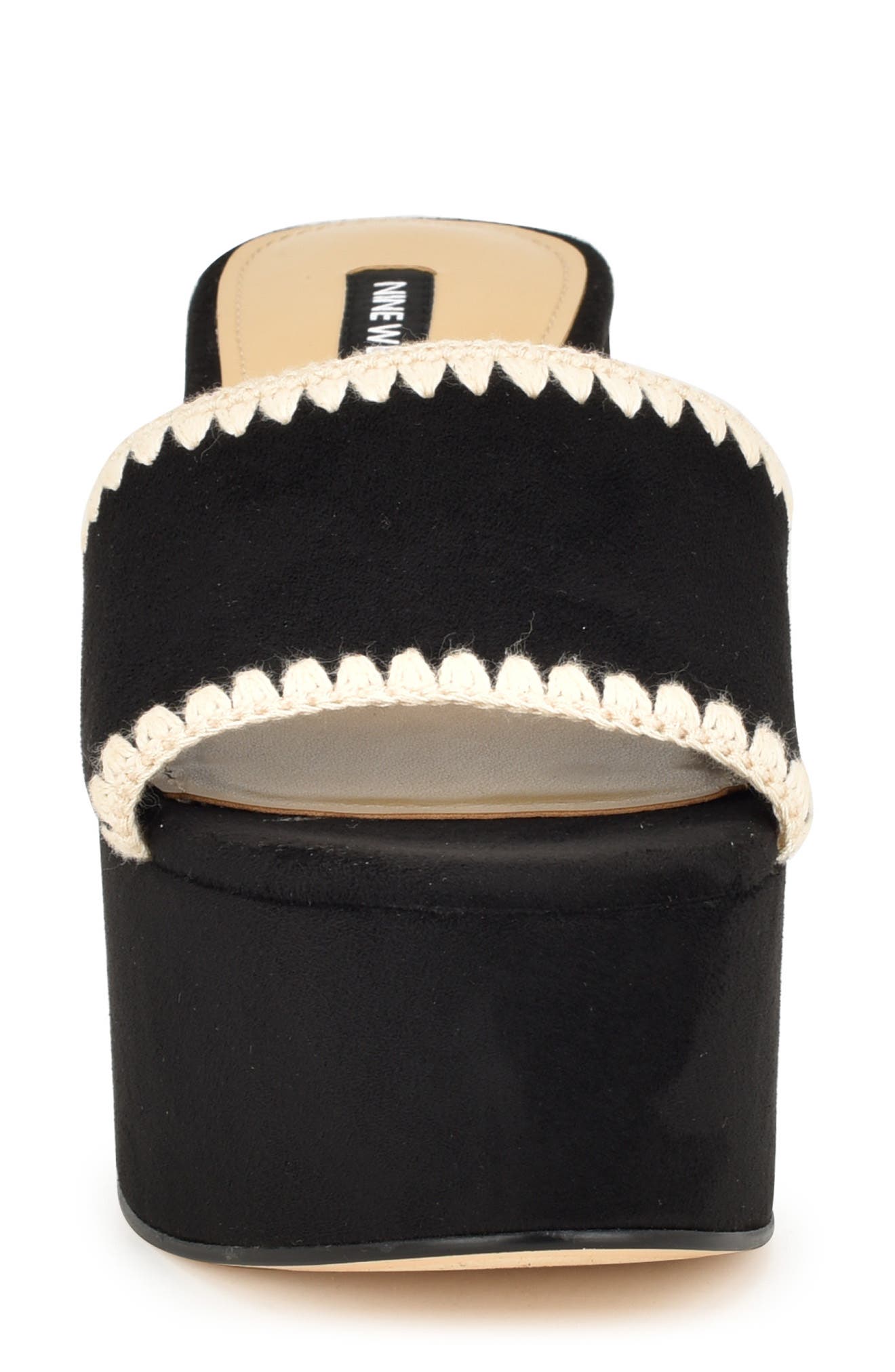 Nine West Yickie Platform Slide Sandal, Alternate, color, 