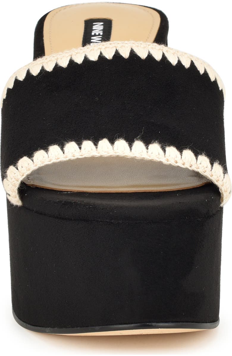 Nine West Yickie Platform Slide Sandal, Alternate, color,