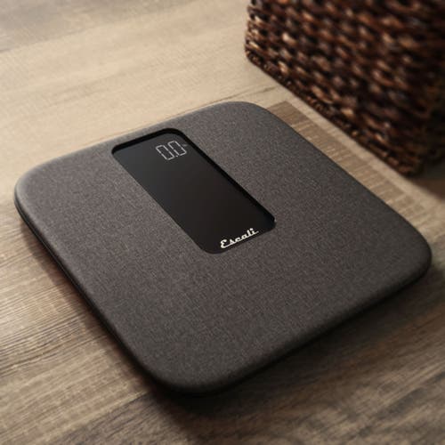 Escali Comfortstep Anti-slip Bathroom Scale In Black