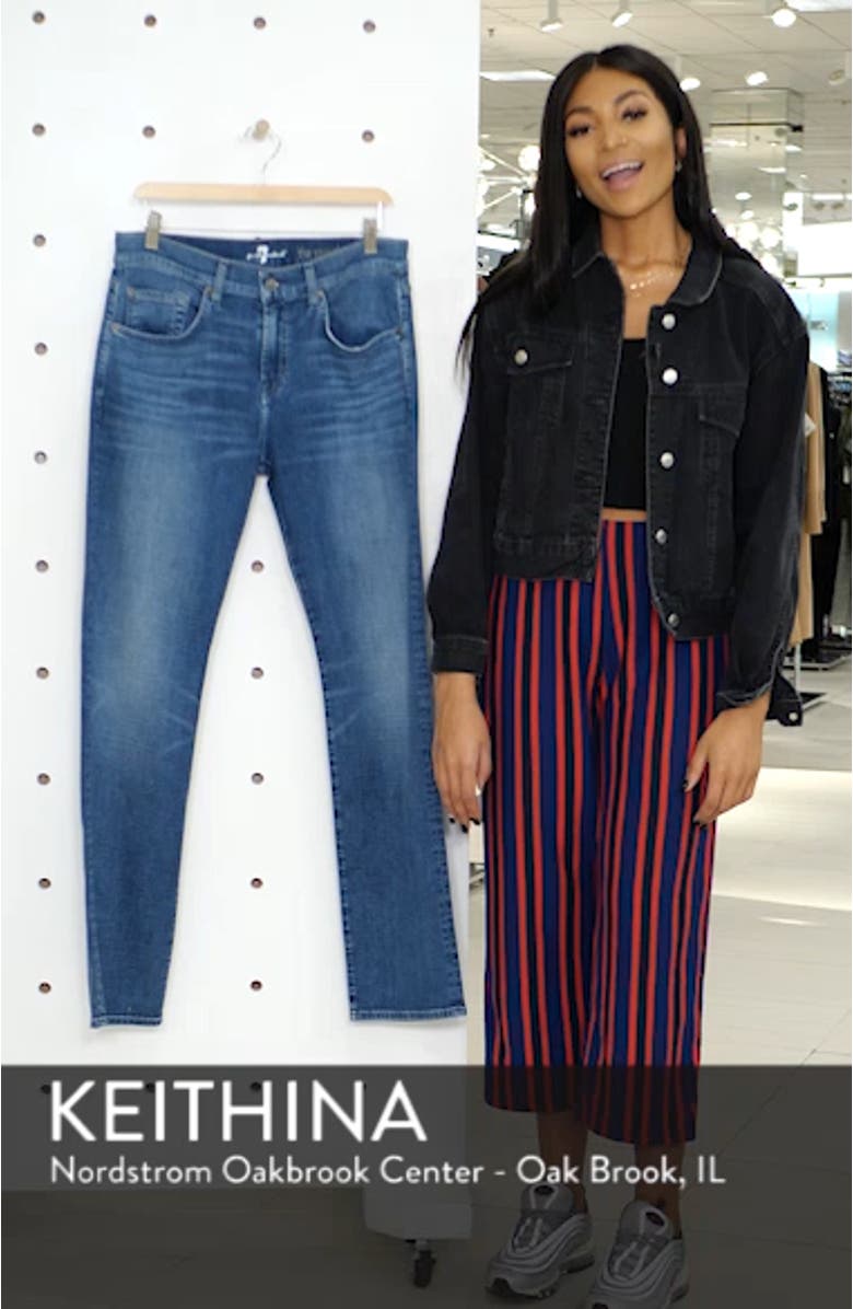 Straight Slim Straight Leg Jeans, sales video thumbnail