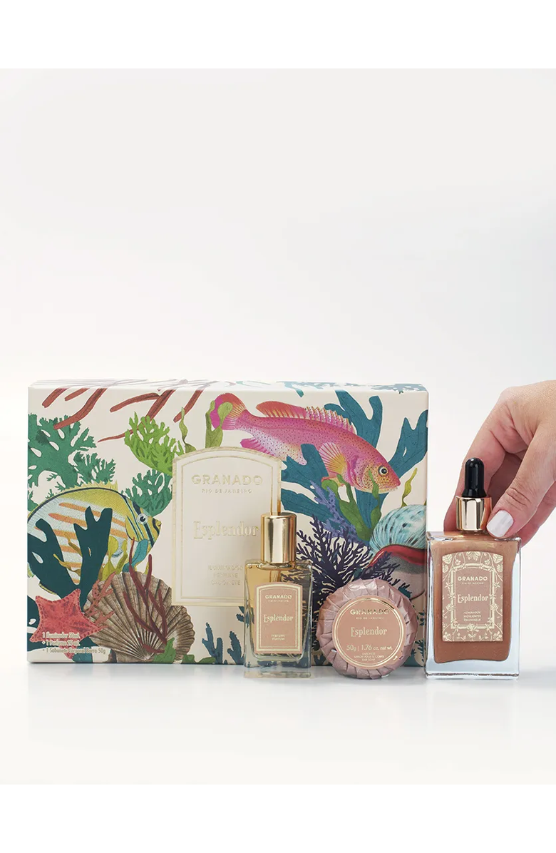 GRANADO Esplendor Highlighter + Perfume + Bar Soap Kit, Alternate, color, Clear