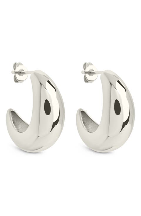 Julia Micro Huggie Hoop Earrings