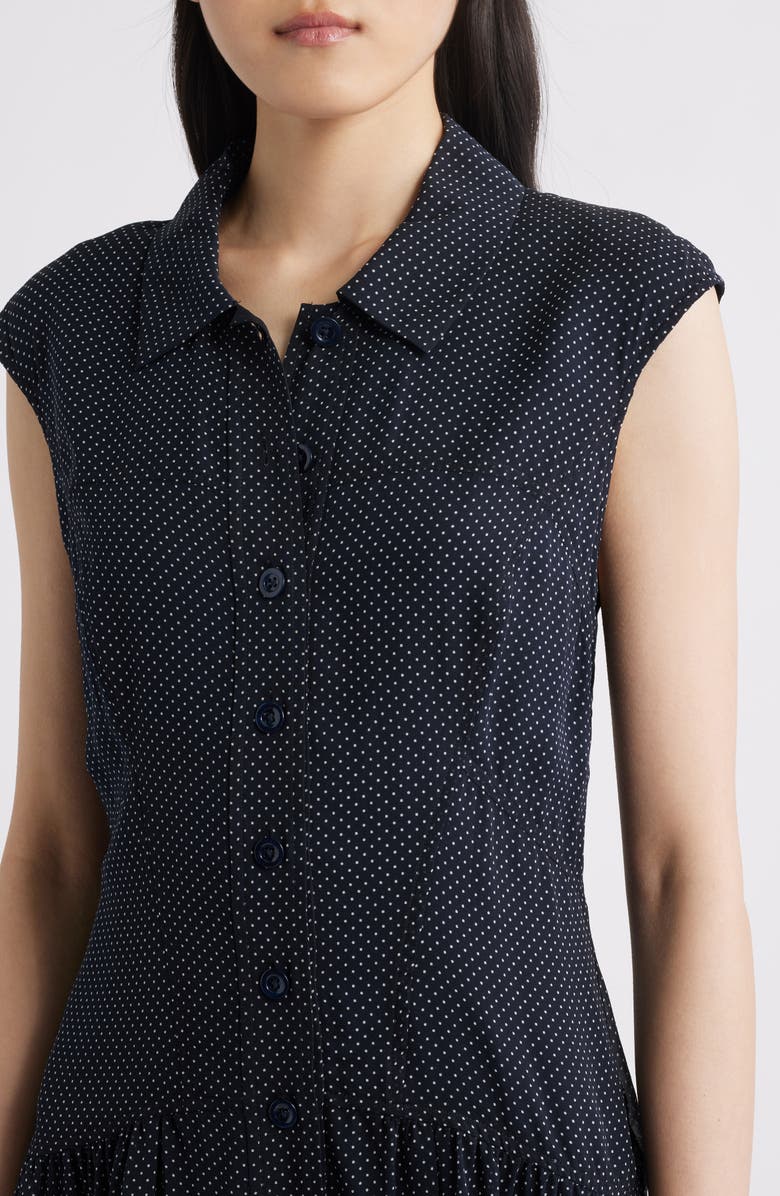 FRAME The Silk Day Minidress, Alternate, color, Navy Multi