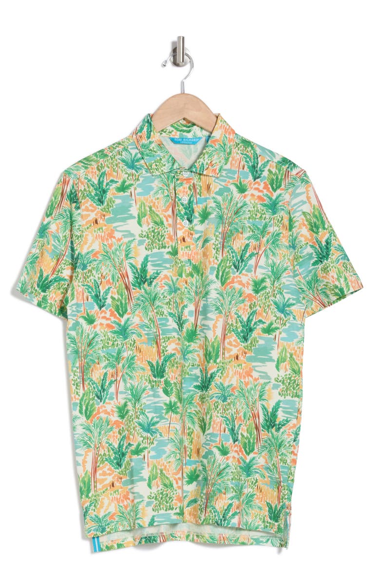 Tori Richard Oasis Stretch Pima Cotton Polo, Alternate, color, Natural