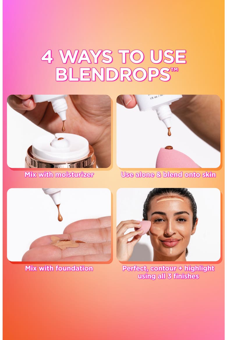 Bronzing Blendrops™ Broad Spectrum SPF 40 Oil Control Sun-Kissed Finish Priming Drops, Alternate, color, NO COLOR
