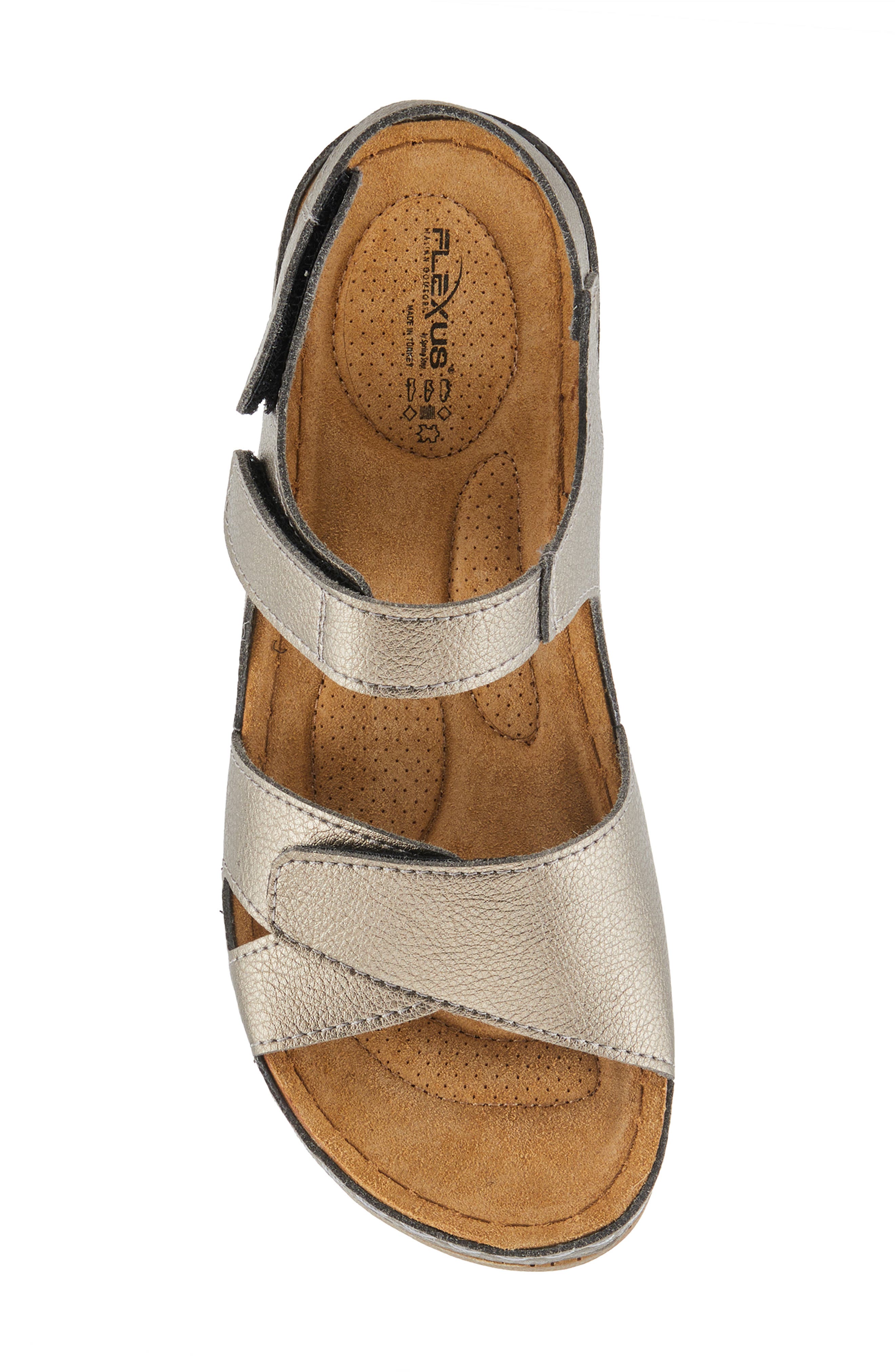 Flexus by Spring Step Ariel Wedge Sandal, Alternate, color, 