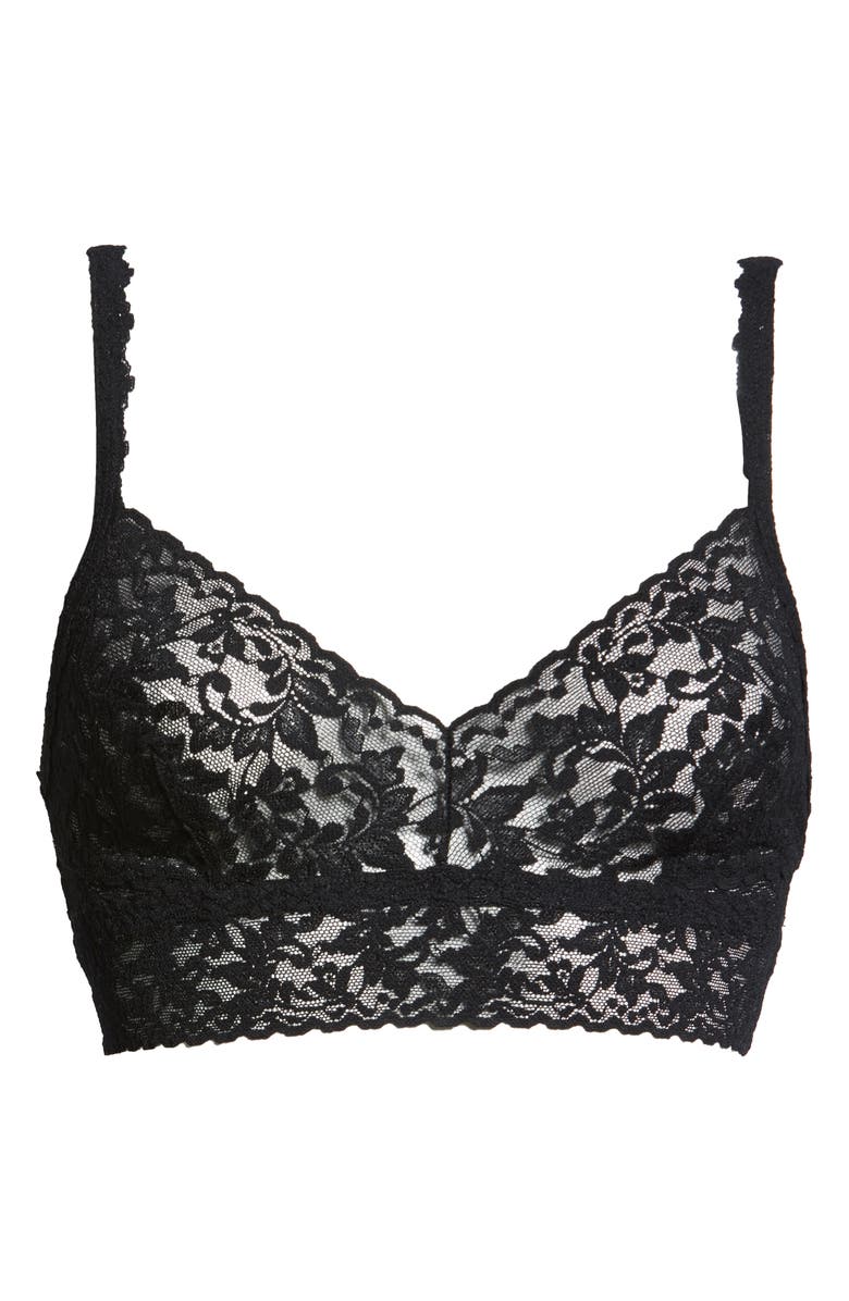 Hanky Panky Retro Longline Bralette, Alternate, color, Black