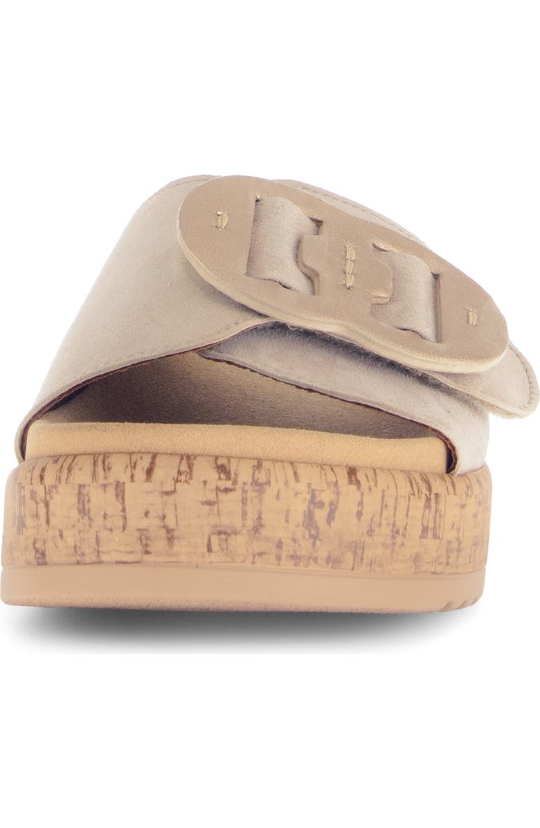 Gabor 63.760 Platform Slide Sandal, Alternate, color, Oak