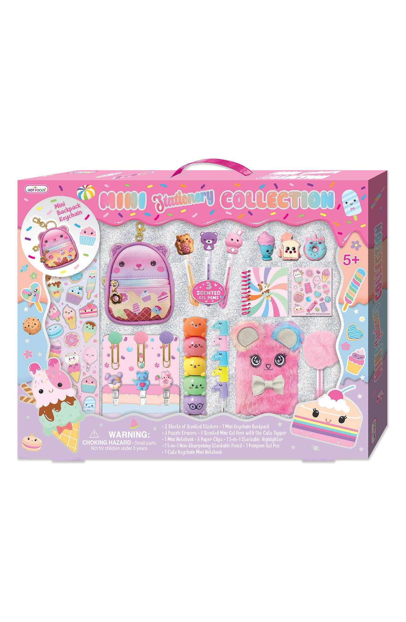 HOT FOCUS Kids' Mini Stationary Collection, Main, color, 